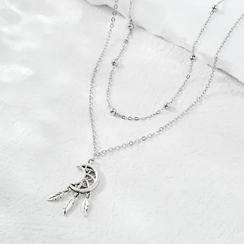 Vista 74 de CHIC & ARTSY Tobilleras delicadas de plata de ley S925 para verano, pulsera de tobillo ajustable multicapa para playa, joyería de pie para mujer