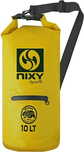 Vista 8 de NIXY Bolsa seca impermeable de 10 L con parte superior enrollable, ligera y duradera para paddleboard, kayak, senderismo, camping, canotaje, playa