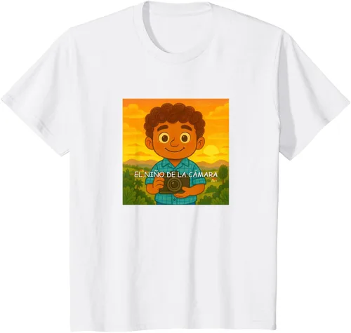 Vista 72 de Camiseta El Niño de la Cámara – Diseño Oficial del Cuento Ilustrado