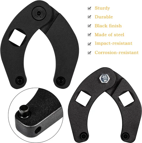 Vista 5 de Bonbo 1266 y 7463 Llave de tuerca de glándula ajustable pequeña y grande universal ajustable para cilindro hidráulico (juego de 2)