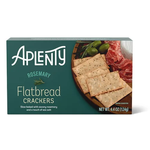 Vista 11 de Aplenty, Galletas de Pan sin Levadura con Aceite de Oliva y Sal Mar, 4.4 oz