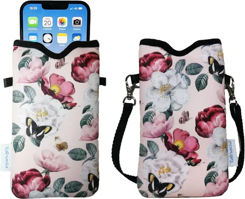 Vista 35 de Tainada Funda Estuche Bolsa de Neopreno para Teléfono para Hombres y Mujeres con Correa Cruzada/Cordón para el Cuello para iPhone 17/16/15 Pro Max