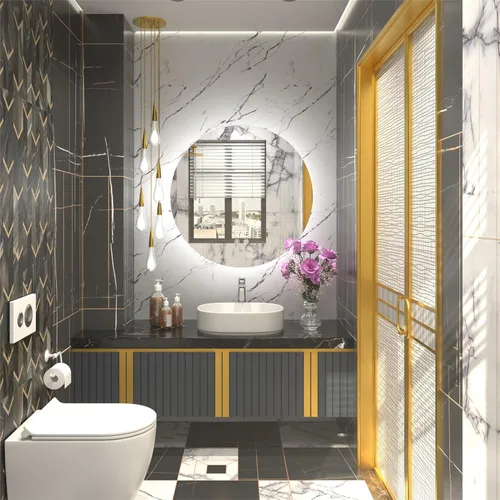 Vista 8 de Espejo LED para baño de 24 pulgadas, 3 temperaturas de color (3000K/4500K/6000K), retroiluminación regulable, antivaho, vidrio HD de 5MM, CRI 90+