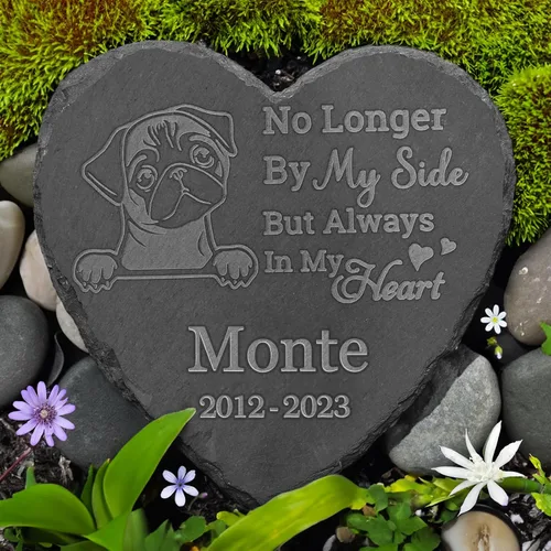 Vista 22 de Piedras conmemorativas de Akita Inu, regalo de condolencia por pérdida de Akita Inu, regalos conmemorativos de Akita Inu, regalos de duelo por