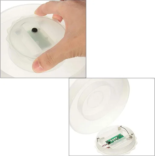 Vista 5 de Cubo de hielo LED, cubo de hielo iluminado de gran capacidad regular de 5 litros con cambio automático de 7 colores para fiesta/hogar/bar, cubo