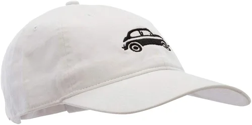 Vista 5 de Bug clásico del coche bordado lavado sólido pigmento teñido algodón sarga latón hebilla tapa