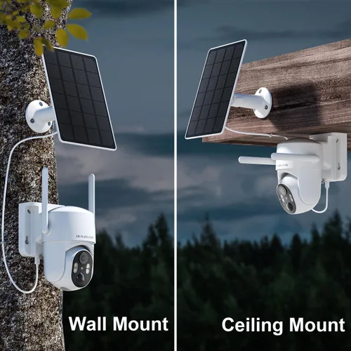 Vista 6 de Cámara de Seguridad Sin WIFI Sin Necesidad de Internet, Cámara de Seguridad Celular 4G LTE Inalámbrica para Exteriores, Cámara de Seguridad Solar