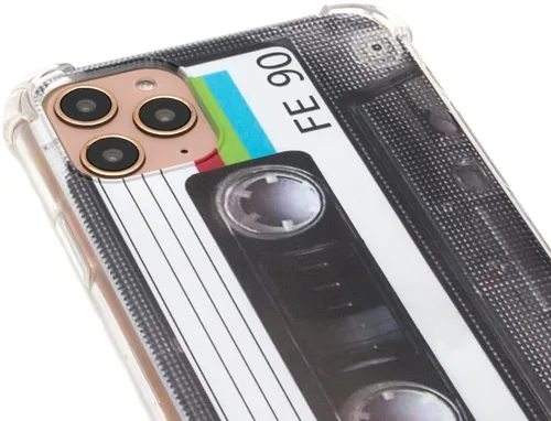 Vista 6 de FAteam - Funda para iPhone 11 Pro Max, acabado mate, resistente, suave, con esquinas reforzadas, TPU suave, parachoques suave, funda de cassette