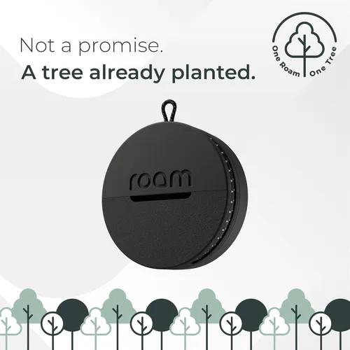 Vista 9 de ROAM SMART TRACKER - Rastreador Bluetooth y localizador de artículos para llaves, equipaje, equipo para niños y mascotas, (iOS, Android), sin Negro