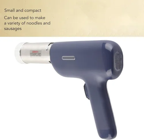 Vista 2 de Máquina de pasta eléctrica de mano, inalámbrica, de acero inoxidable 304 de 40 W, máquina portátil para hacer ramen de fideos para pasta