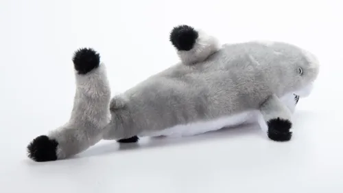 Vista 6 de The Petting Zoo Blacktip - Peluche de tiburón de peluche, regalos para niños, animales salvajes del océano Onez, juguete de peluche de tiburón de 16