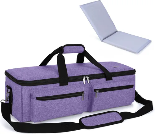Vista 9 de Bolsa de transporte LUXJA compatible con Cricut Explore Air y Maker, bolsa compatible con Cricut Explore Air, Silhouette Cameo 4 y suministros