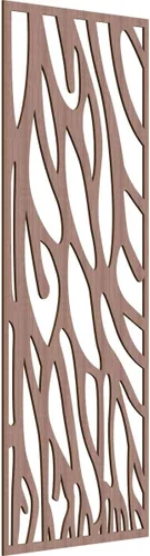 Vista 65 de 9 3/8"W x 24 3/8"H x 1/4"T Bristol Decorativos Paneles de Pared de Madera Calado, Cereza