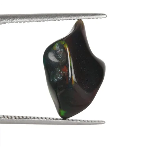Vista 3 de GEMHUB Piedra preciosa natural de ópalo de fuego de 3.35 quilates, piedra de cristal de ópalo de fuego etíope certificada por EGL, para colgantes