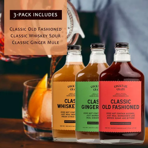 Vista 7 de Cocktail Crate Paquete variado de mezcladores de bebidas premium Mezcladores de cóctel artesanales galardonados para verdaderos conocedores
