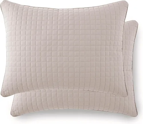 Vista 8 de Fundas Southshore Fine Linens Vilano Springs, para almohada, acolchadas, Microfibra, Pizarra, 20" x 36" 15 - Pizarra