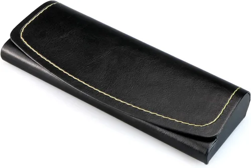 Vista 27 de LifeArt Caso duro de la lente de la cáscara, caso de gafas de sol portátil, Caso de la lente de cuero de la PU de moda, ligero 2lian_negro