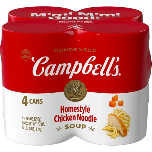 Vista 19 de Campbell's - Sopa condensada de fideos con pollo tamaño familiar, lata de 22.4 onzas