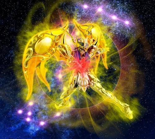 Vista 2 de Bandai 14788-54947 - Figura de Escorpio Milo de Alma de Oro de Saint Seiya
