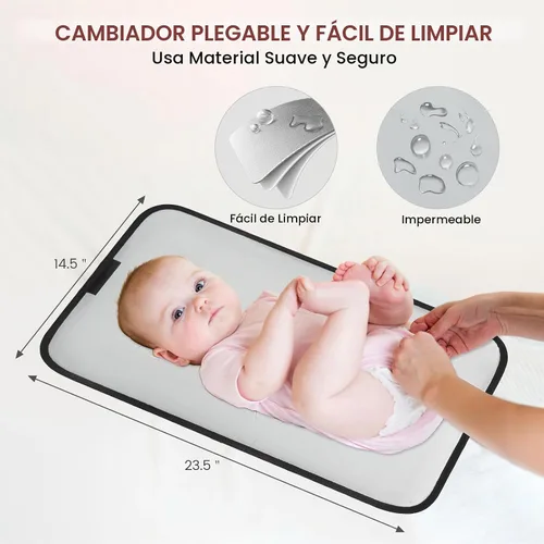 Vista 5 de LOVEVOOK mochila de pañales de gran capacidad