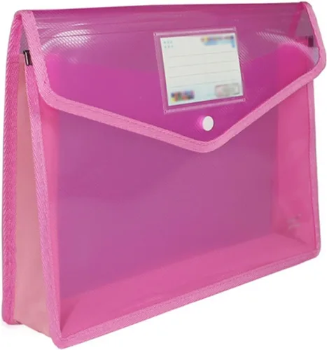 Vista 11 de Carpeta de archivos A4, bolsa transparente de creatividad tridimensional, resistente al agua, bolsa de información, bolsa de tela, bolsillo lateral