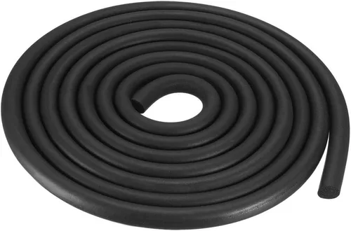 Vista 7 de uxcell Tira de sellado de goma de espuma Burlete 3mm de diámetro 3 metros de largo Negro