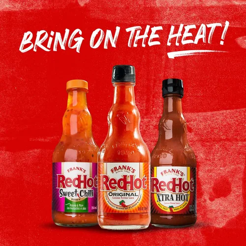 Vista 22 de Frank's RedHot Salsa picante original de pimienta de Cayena (apta para keto), 12 onzas líquidas (paquete de 12)