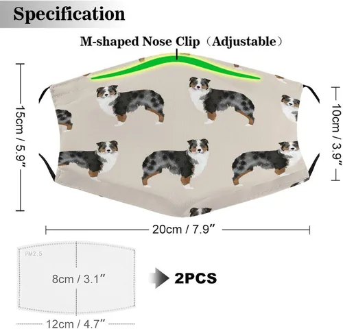 Vista 2 de JZDACH Máscaras protectoras a prueba de polvo para hombres y mujeres, bandanas duraderas, pasamontañas, bufanda, polaina