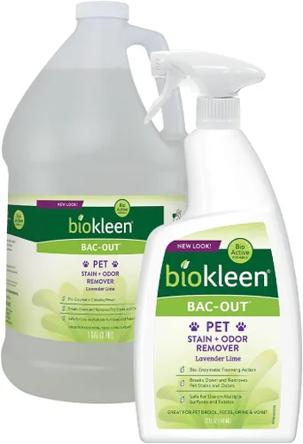 Vista 12 de Biokleen Bac-Out - Eliminador de olores de orina para mascotas, espray de 32 onzas, paquete de 2 unidades, enzimático, natural, destruye manchas