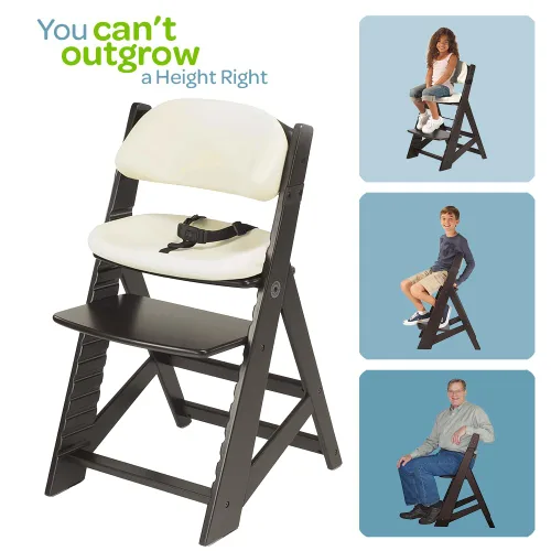 Vista 5 de Keekaroo Silla Infantil con Cojines Confort en Espresso y Aqua, 0055224KR-0001