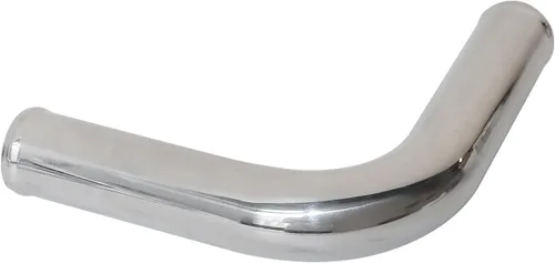Vista 6 de Codo de 90 grados OD 1.5 pulgadas (38 mm) Longitud de la pata 6 pulgadas (152 mm) Tubo de tubería de intercooler de aluminio pulido para entrada