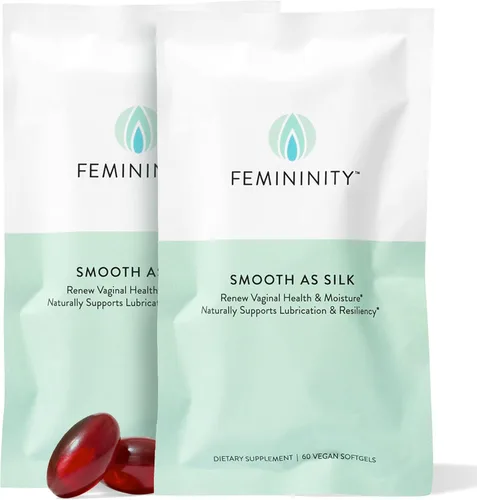 Vista 8 de Feminidad suave como las cápsulas blandas de seda para la sequedad vaginal 30 días de recarga Aceite de espino amarillo con 365 mg de Omega 7 más