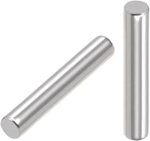 Vista 13 de uxcell 100 clavijas de acero inoxidable 304 de 0.059 in x 0.236 in, estantes de soporte, color plateado