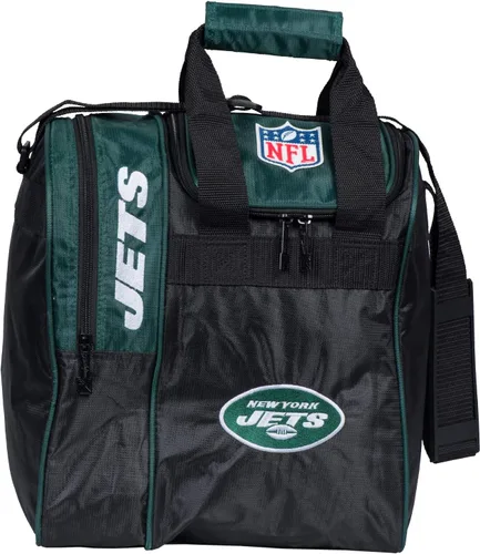 Vista 18 de KR Strikeforce Officially Licensed NFL Single Bowling Ball Tote Bag with Shoe Compartment