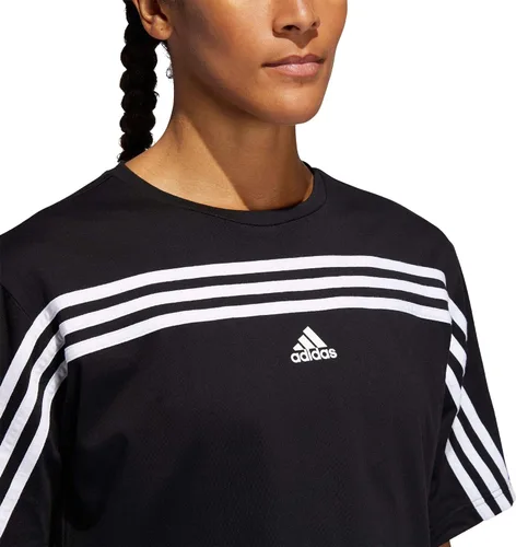 Vista 5 de adidas Women's Must Haves Ringer 3-Stripes T-Shirt