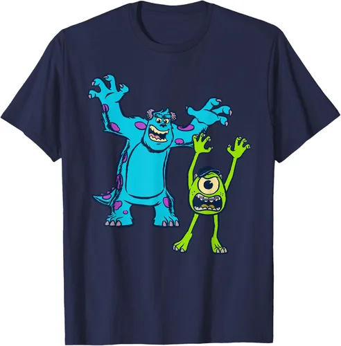 Vista 64 de Camiseta de la Universidad Sulley y Mike de los Monsters de Disney Pixar