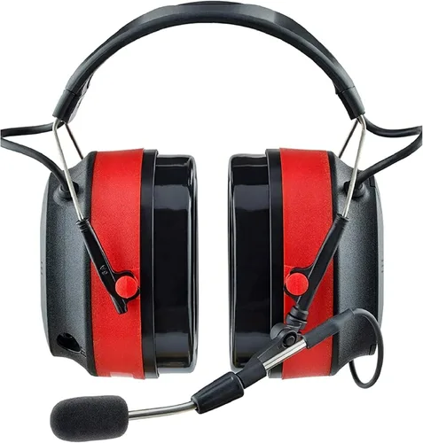 Vista 10 de 3M Pro-Comms - Protector auditivo electrónico, orejeras inalámbricas con tecnología Bluetooth y micrófono de brazo externo con cancelación de ruido