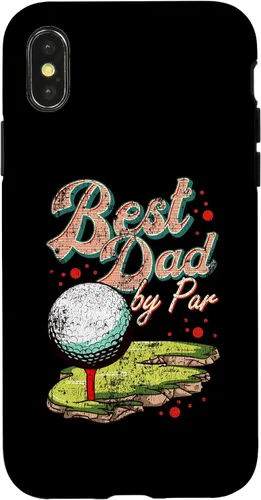 Vista 4 de iPhone 15 Best Dad By Par Golf Golfer Golfing Cute Funny Fan Gag Case
