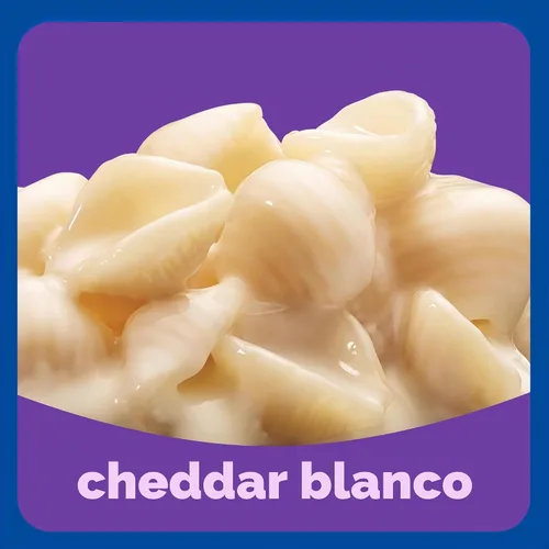 Vista 6 de Cena Kraft para macarrones con queso, sabor cheddar blanco, 7.3 onzas