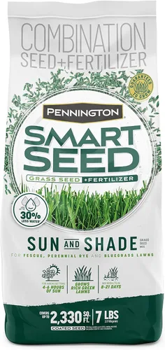Vista 15 de Pennington Smart Seed Sun and Shade Mix North Grass Seed, 20 lb