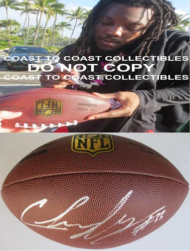 Vista 2 de Chris Ivory, Jacksonville Jaguars, New York Jets, New Orleans Saints, firmado, autografiado, NFL Duke Football, se incluirá un COA con la foto