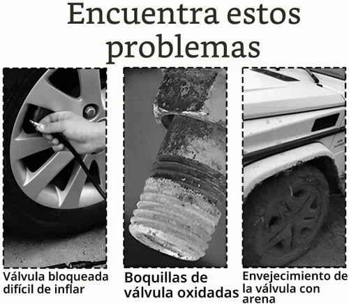 Vista 6 de Tapa de Válvula de Neumático, Diseño Antirrobo de Aleación de Zinc, 4 Piezas de Cubierta de Vástago de Rueda Automática con Sello de Goma Negro