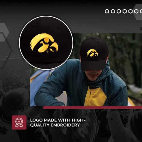 Vista 5 de The Game NCAA - Gorra con logotipo de ajuste relajado para adultos, logotipo bordado, 100% algodón, eleva tu estilo y muestra tu espíritu