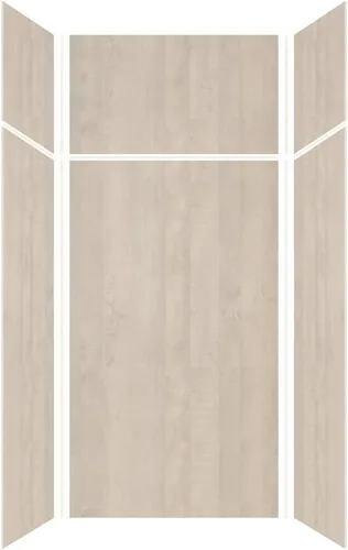 Vista 22 de Transolid EWKX363696-41 Expressions - Kit de pared de ducha de 6 paneles con extensión, 36 pulgadas de largo x 36 pulgadas de ancho x 96 pulgadas