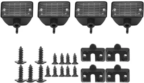 Vista 5 de Dilwe Cubierta de luz de coche RC, 4 piezas de pantalla de luz LED universal para HSP REDCAT AXAIL scx10 escala RC modelo Crawler LED Kit ()
