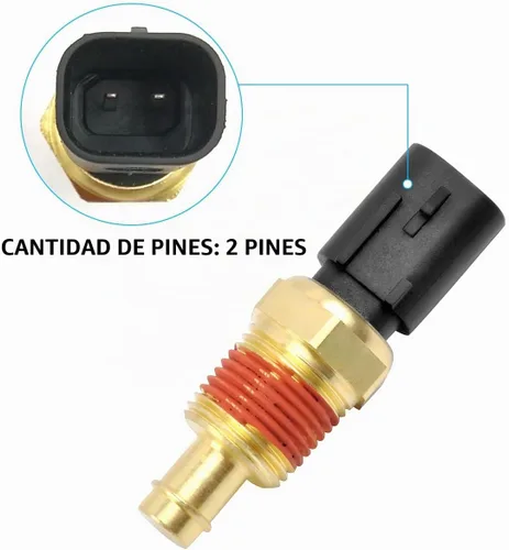 Vista 2 de Sensor de temperatura del refrigerante del motor de automóvil, sensor de temperatura del refrigerante del agua de los motores automáticos, OEM #