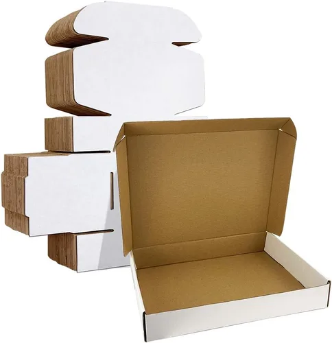 Vista 14 de HORLIMER Paquete de 40 cajas de envío de 5 x 5 x 5, caja de cartón corrugado blanco para correo, embalaje, pequeñas empresas