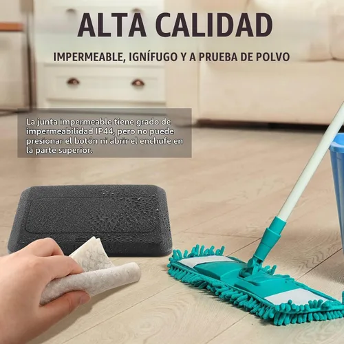 Vista 5 de Hoolerry Kit de 1 caja de cubierta de toma de corriente eléctrica de piso desplegable con cargador USB de 4.8 A, 20 amperios, impermeable