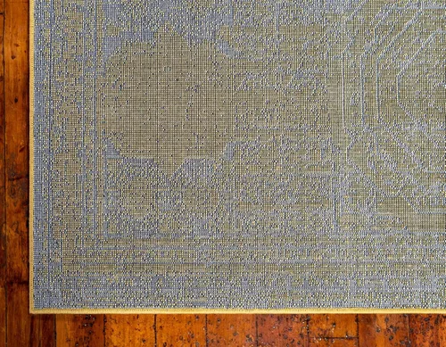 Vista 9 de Unique Loom Bromley Collection Vintage Traditional Medallion Border - Alfombra, Polipropileno, AmarilloCrema