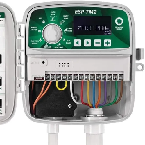 Vista 5 de Rain Bird ESP-TM2 Controlador de 8 Estaciones Listo para WiFi Interior/Exterior TM2-8